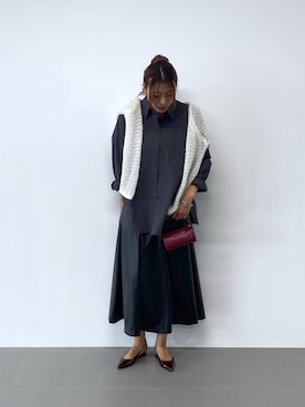 「アイテム（パンプス）」を使った、bl_kinariさん（レディース・170cm）の秋コーディネート