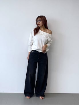 「アイテム（サンダル、ゴールド系）」を使った、bl_kinariさん（レディース・170cm）の夏コーディネート