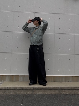 「アイテム（キーホルダー）」を使った、かずきさん（メンズ・178cm）の秋コーディネート