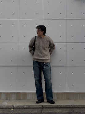 「アイテム（キーホルダー）」を使った、かずきさん（メンズ・178cm）の秋コーディネート