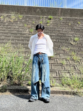 「アイテム（ファッション雑貨）」を使った、かずきさん（メンズ・178cm）の秋コーディネート