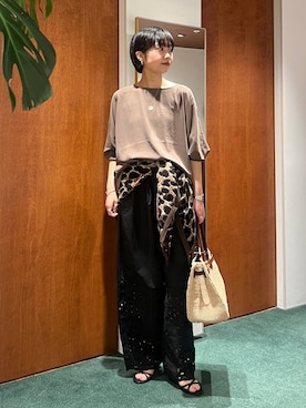 「COTTO（コトゥー）のアイテム」を使った、byyamaguchiさん（レディース・162cm）の春コーディネート