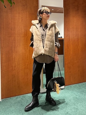 「アイテム（キーホルダー）」を使った、byyamaguchiさん（レディース・161cm・20代）の秋コーディネート