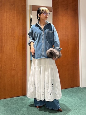 「アイテム（チョーカー）」を使った、byyamaguchiさん（レディース・161cm・20代）の夏コーディネート