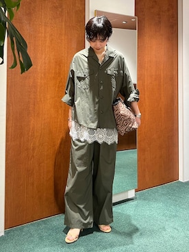 「アイテム（アクセサリー）」を使った、byyamaguchiさん（レディース・162cm）の春コーディネート