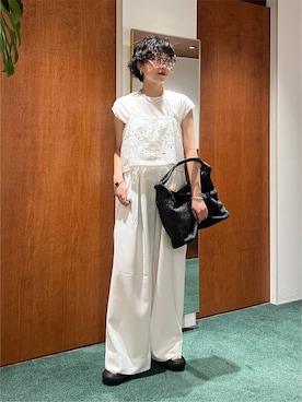 「BARNYARDSTORM（バンヤードストーム）のアイテム」を使った、byyamaguchiさん（レディース・162cm）の夏コーディネート