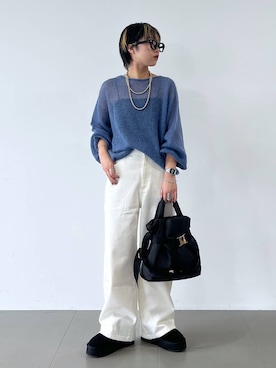 「アイテム（ブルゾン）」を使った、byyamaguchiさん（レディース・161cm・20代）の秋コーディネート