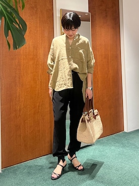 「COTTO（コトゥー）のアイテム」を使った、byyamaguchiさん（レディース・162cm）の春コーディネート