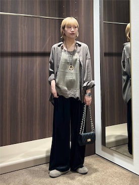 「MILOS（ミロス）のアイテム」を使った、byyamaguchiさん（レディース・162cm）の秋コーディネート