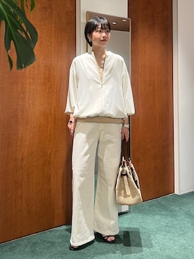 「COTTO（コトゥー）のアイテム」を使った、byyamaguchiさん（レディース・162cm）の春コーディネート