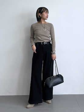 「アイテム（バングル/リストバンド）」を使った、byyamaguchiさん（レディース・161cm・20代）の秋コーディネート