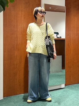 「アイテム（チョーカー）」を使った、byyamaguchiさん（レディース・161cm・20代）の秋コーディネート