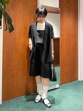 「ADD CULUMN（アドカラム）のアイテム」を使った、byyamaguchiさん（レディース・162cm）の春コーディネート