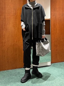 「BARNYARDSTORM（バンヤードストーム）のアイテム」を使った、byyamaguchiさん（レディース・162cm）の冬コーディネート