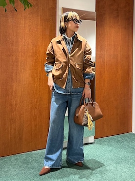 「アイテム（フォーマルスーツ/小物）」を使った、byyamaguchiさん（レディース・161cm）の秋コーディネート