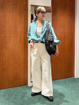 「アイテム（その他トップス）」を使った、byyamaguchiさん（レディース・161cm・20代）の夏コーディネート