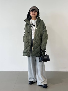 「アイテム（ブルゾン）」を使った、byyamaguchiさん（レディース・161cm）の秋コーディネート