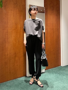 「BARNYARDSTORM（バンヤードストーム）のアイテム」を使った、byyamaguchiさん（レディース・162cm）の春コーディネート