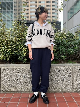 「アイテム（ソックス/靴下）」を使った、byyamaguchiさん（レディース・161cm・20代）の秋コーディネート