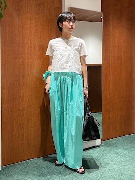 「COTTO（コトゥー）のアイテム」を使った、byyamaguchiさん（レディース・162cm）の春コーディネート