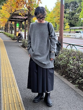 「アイテム（バングル/リストバンド）」を使った、byyamaguchiさん（レディース・161cm・20代）の秋コーディネート