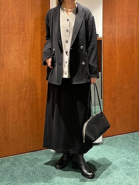 「アイテム（チョーカー）」を使った、byyamaguchiさん（レディース・161cm・20代）の秋コーディネート