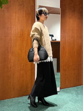 「アイテム（ブルゾン）」を使った、byyamaguchiさん（レディース・161cm・20代）の秋コーディネート