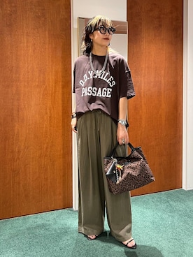 「アイテム（バングル/リストバンド）」を使った、byyamaguchiさん（レディース・161cm・20代）の夏コーディネート