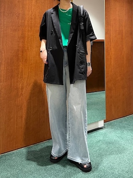 「BARNYARDSTORM（バンヤードストーム）のアイテム」を使った、byyamaguchiさん（レディース・162cm）の春コーディネート