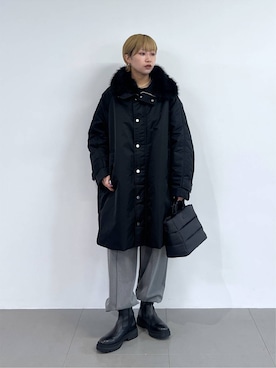 「upperhights（アッパーハイツ）のアイテム」を使った、byyamaguchiさん（レディース・162cm）の秋コーディネート