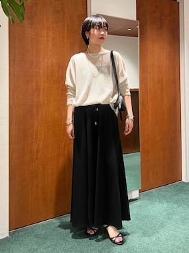 「BARNYARDSTORM（バンヤードストーム）のアイテム」を使った、byyamaguchiさん（レディース・162cm）の春コーディネート