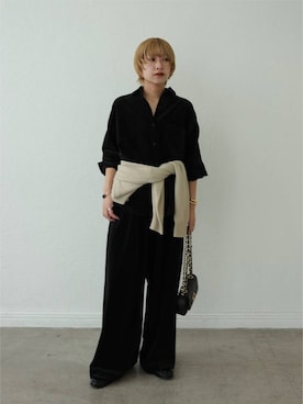 「MILOS（ミロス）のアイテム」を使った、byyamaguchiさん（レディース・162cm）の秋コーディネート