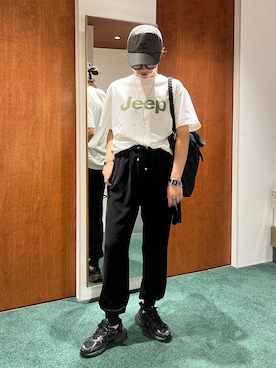 「アイテム（バックパック/リュック）」を使った、byyamaguchiさん（レディース・161cm・20代）の夏コーディネート