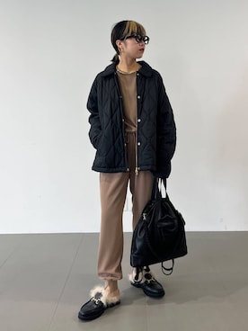 「アイテム（チョーカー）」を使った、byyamaguchiさん（レディース・161cm・20代）の秋コーディネート