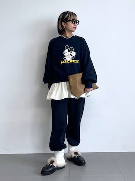 「アイテム（ソックス/靴下）」を使った、byyamaguchiさん（レディース・161cm・20代）の秋コーディネート