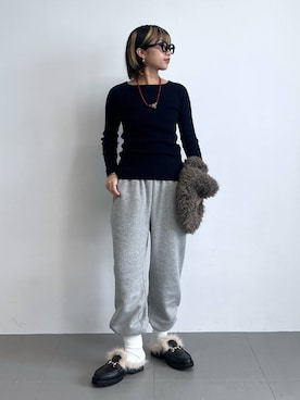 「アイテム（レッグウェア）」を使った、byyamaguchiさん（レディース・161cm）の秋コーディネート