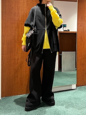 「アイテム（バックパック/リュック）」を使った、byyamaguchiさん（レディース・162cm・20代）の冬コーディネート