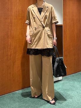 「BARNYARDSTORM（バンヤードストーム）のアイテム」を使った、byyamaguchiさん（レディース・162cm）の春コーディネート