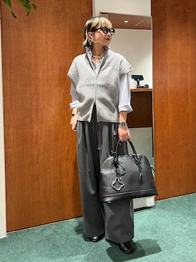 「アイテム（チョーカー）」を使った、byyamaguchiさん（レディース・161cm・20代）の秋コーディネート