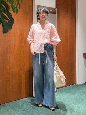 「BARNYARDSTORM（バンヤードストーム）のアイテム」を使った、byyamaguchiさん（レディース・162cm）の春コーディネート