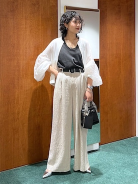 「アイテム（ブルゾン）」を使った、byyamaguchiさん（レディース・161cm・20代）の夏コーディネート