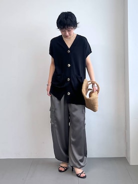 「BARNYARDSTORM（バンヤードストーム）のアイテム（ジャケット/アウター）」を使った、byyamaguchiさん（レディース・162cm）の春コーディネート