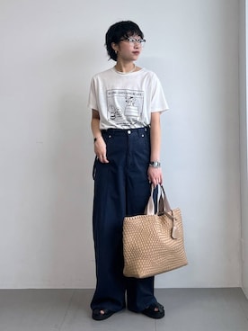 「BARNYARDSTORM（バンヤードストーム）のアイテム」を使った、byyamaguchiさん（レディース・162cm）の春コーディネート