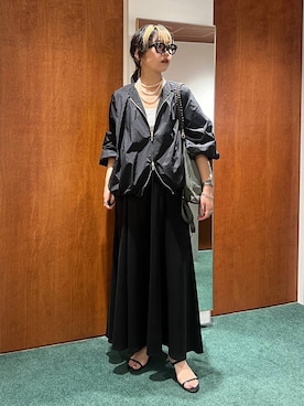 「アイテム（その他トップス）」を使った、byyamaguchiさん（レディース・161cm・20代）の夏コーディネート