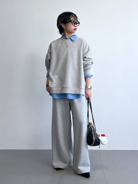 「アイテム（キーホルダー、ブラウン系）」を使った、byyamaguchiさん（レディース・161cm）の冬コーディネート