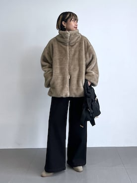 「OUTDOOR PRODUCTS（アウトドアプロダクツ）のBARNYARDSTORM / OUTDOOR PRODUCTS（アウトドアプロダクツ） / 中綿トート【WEB限定カラー】（ショルダーバッグ）」を使った、byyamaguchiさん（レディース・161cm）の秋コーディネート