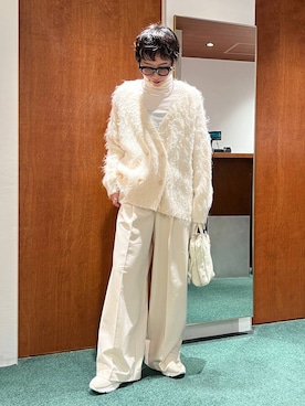 「アイテム（チョーカー）」を使った、byyamaguchiさん（レディース・162cm・20代）の冬コーディネート