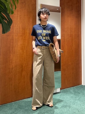 「surt（サート）のアイテム」を使った、byyamaguchiさん（レディース・162cm）の春コーディネート