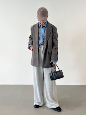 「アイテム（キャップ）」を使った、byyamaguchiさん（レディース・161cm・20代）の秋コーディネート
