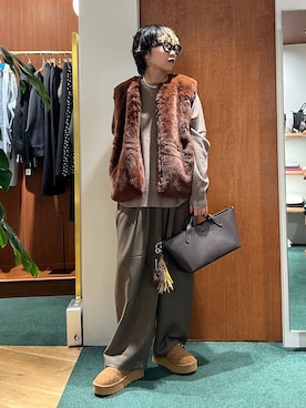 「アイテム（財布/小物）」を使った、byyamaguchiさん（レディース・161cm・20代）の秋コーディネート